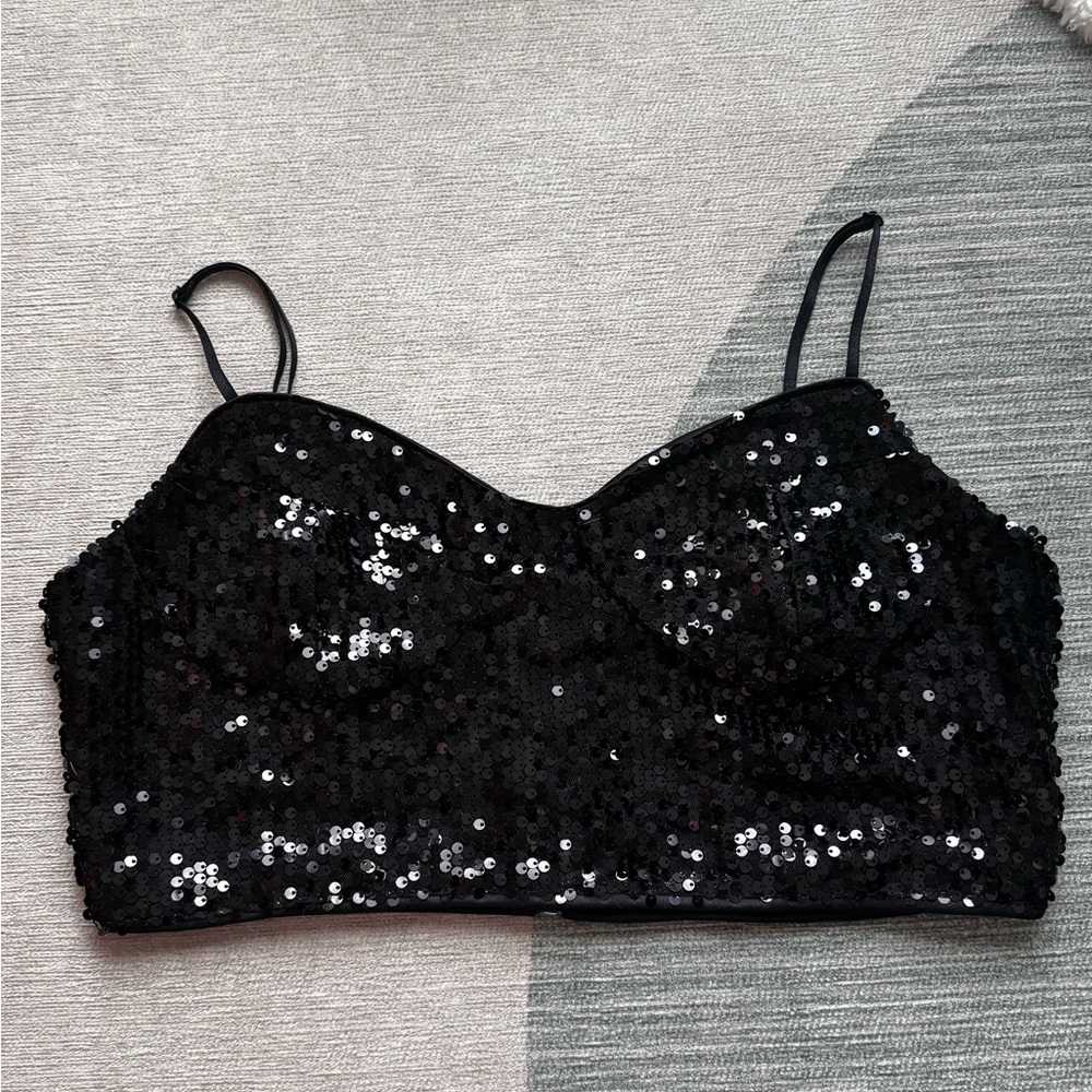 2/$20 🔥
 Sequin Black Bralette